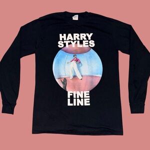 Harry Styles 2019 Fine Line Album Cover Long Sleeve T Shirt Women’s Small